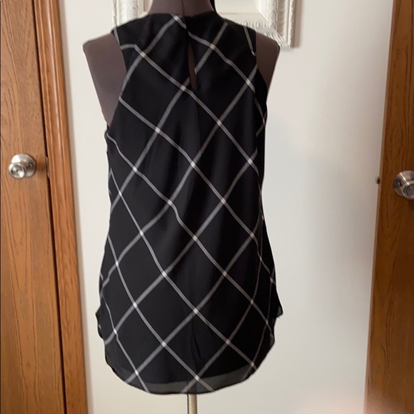 Willi Smith Black and white sleeveless blouse - Picture 3 of 3